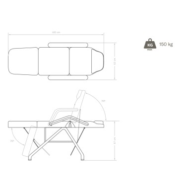 Fauteuil esthétique KRAZ