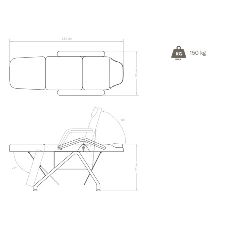 Fauteuil esthétique KRAZ