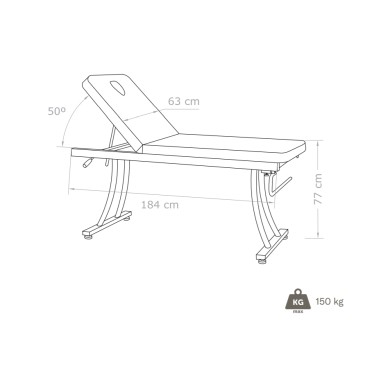 Table de massage fixe