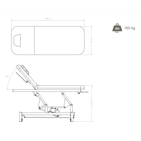 Table de soins électrique SEEM