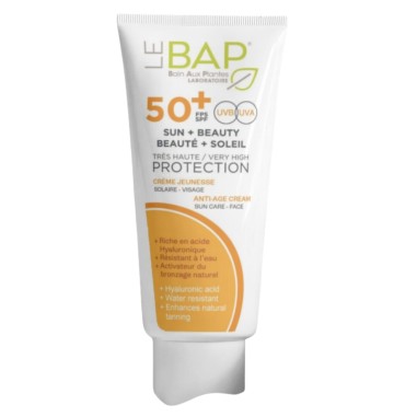 Crème jeunesse protection solaire SPF 45+  50ml Tous type de peau🍃 Le BAP