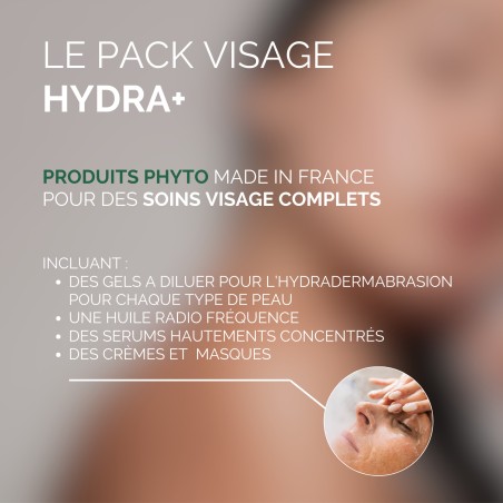 Pack "HYDRA+" Cabine Hydradermabrasion visage