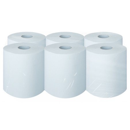 Essuie-mains ECOLABEL - 6 bobines - 450 feuilles - largeur 24cm