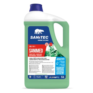Nettoyant désinfectant professionnel SANIMED - 5L à diluer