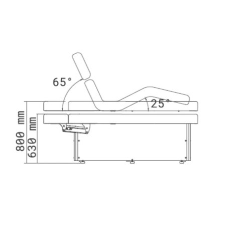 Table de SPA électrique HEMA avec chauffage SILVERFOX BEAUTY