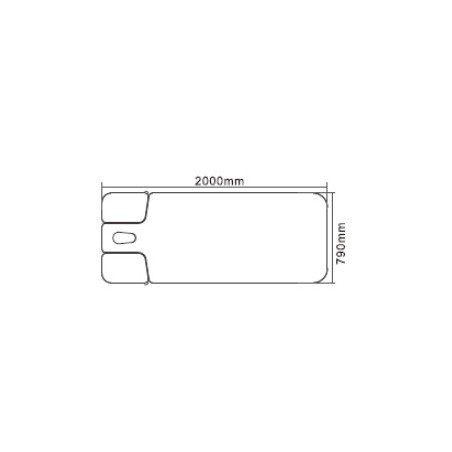 Table de SPA électrique ONYX avec chauffage SILVERFOX BEAUTY