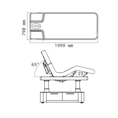 Table de SPA électrique OKEN avec chauffage...