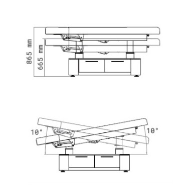 Table de SPA électrique OKEN avec chauffage...