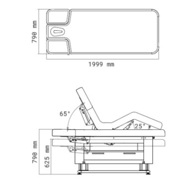 Table de SPA électrique CELEST avec chauffage...