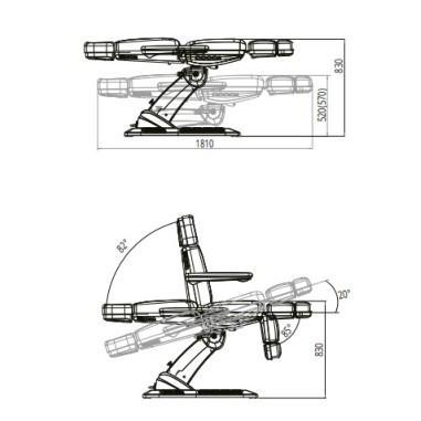Fauteuil électrique SAPPHIRE avec chauffage +...