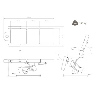 Fauteuil esthétique FOM