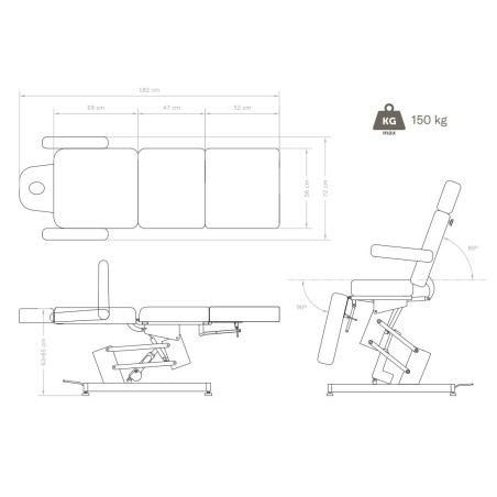 Fauteuil esthétique FOM