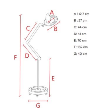 Lampe loupe GALA LAMP