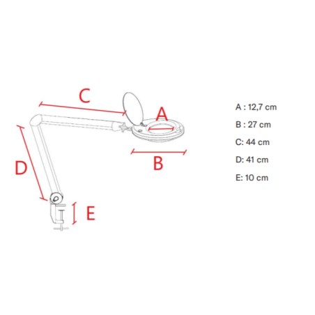 Lampe loupe GALA TABLE
