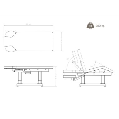 Table de SPA électrique MURZ