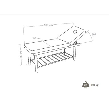 Table de massage fixe SIRP